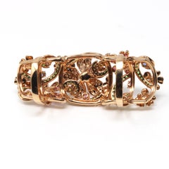 Gem Gallery Multi-Color Flower Knuckle Cocktail Ring