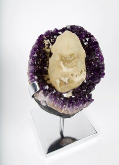 Gem Grade Amethyst Geode Sculpture, Uruguay