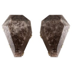 GEM II Rock Crystal Sconces by Phoenix