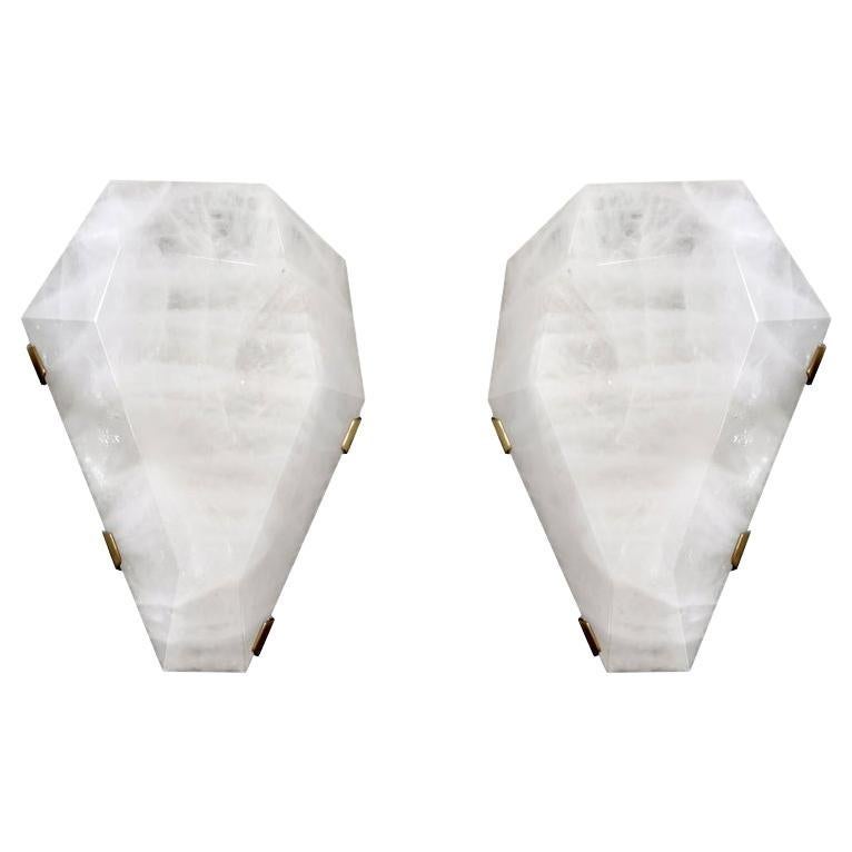 GEM II Rock Crystal Sconces by Phoenix