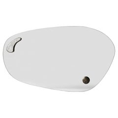 Gem Mirror (Horizontal) by DeMuro Das in Solid Antique Bronze and Howlite