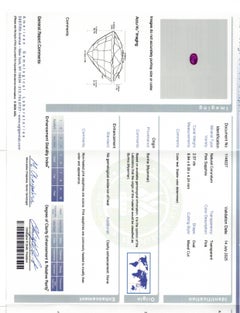 Gem No-Heat Burma Pink Sapphire & Diamond Navette Antique Ring