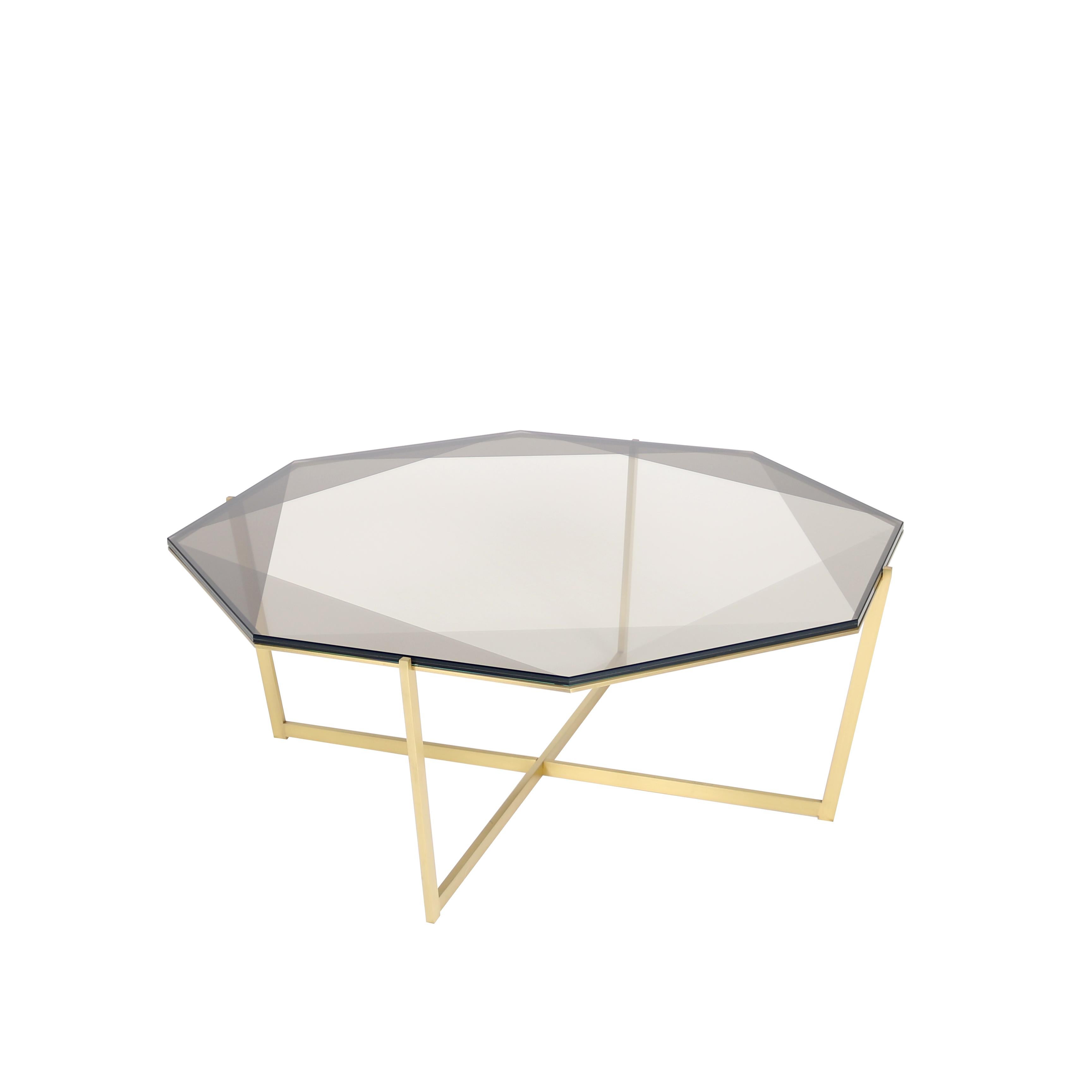 Gem Octagonal Coffee Table Smoke Details about Rare Octagonal Smoke