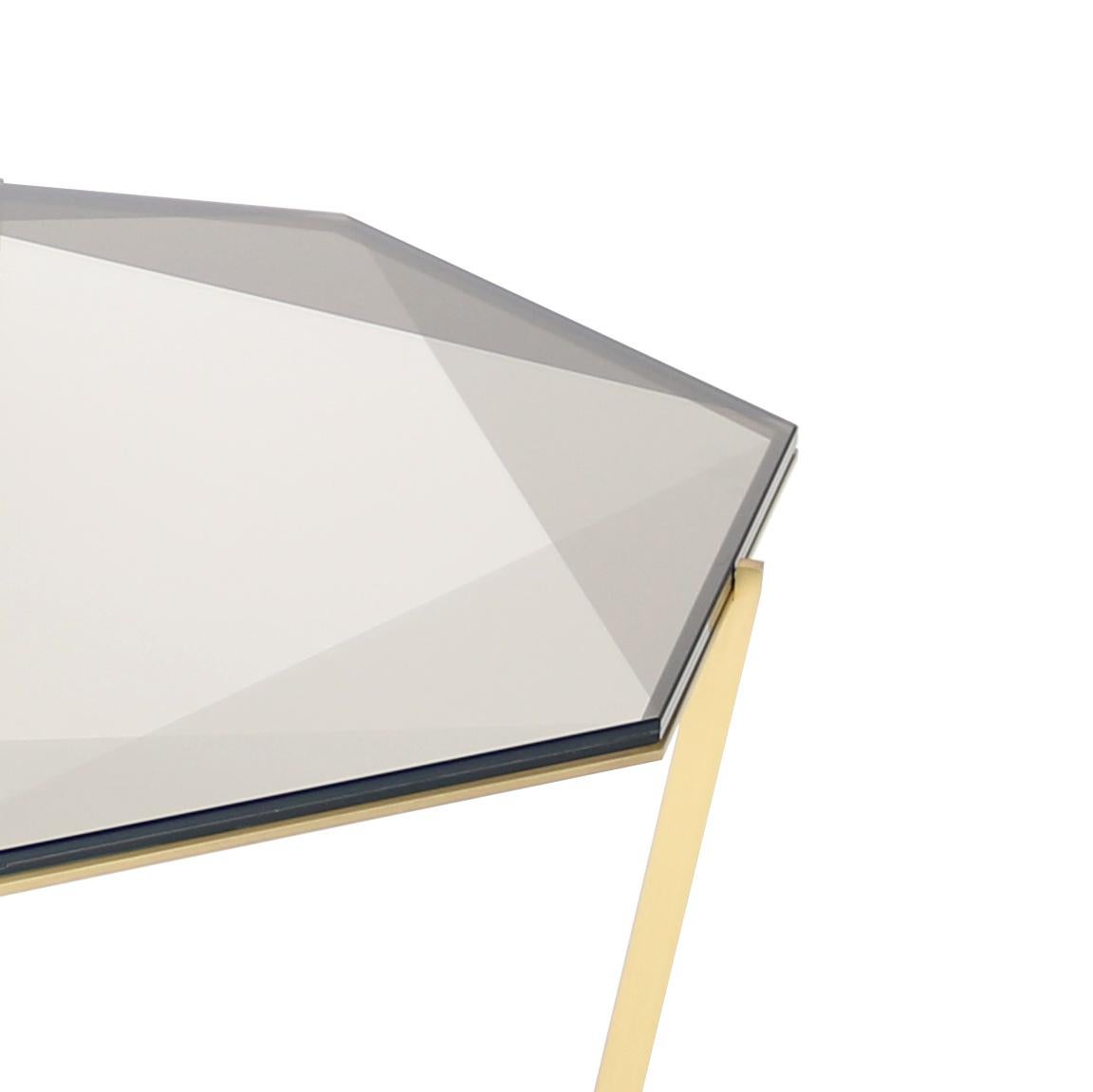 Gem Octagonal Coffee Table Smoke Details about Rare Octagonal Smoke