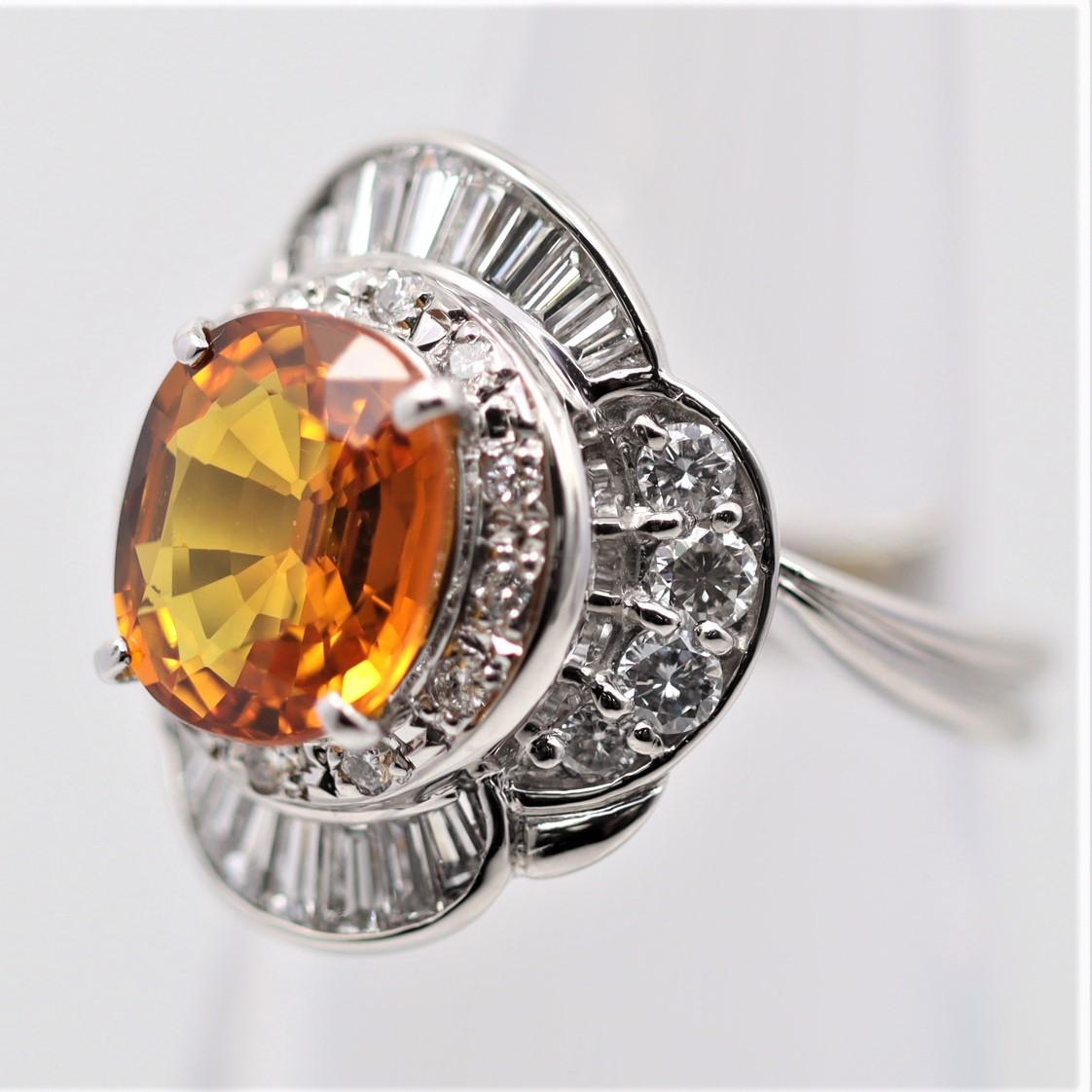 orange gem ring