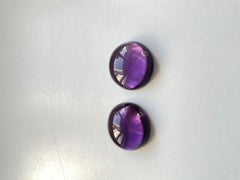 Gem Quality Amethyst Round Cabochon Loose Gemstone for Jewelry