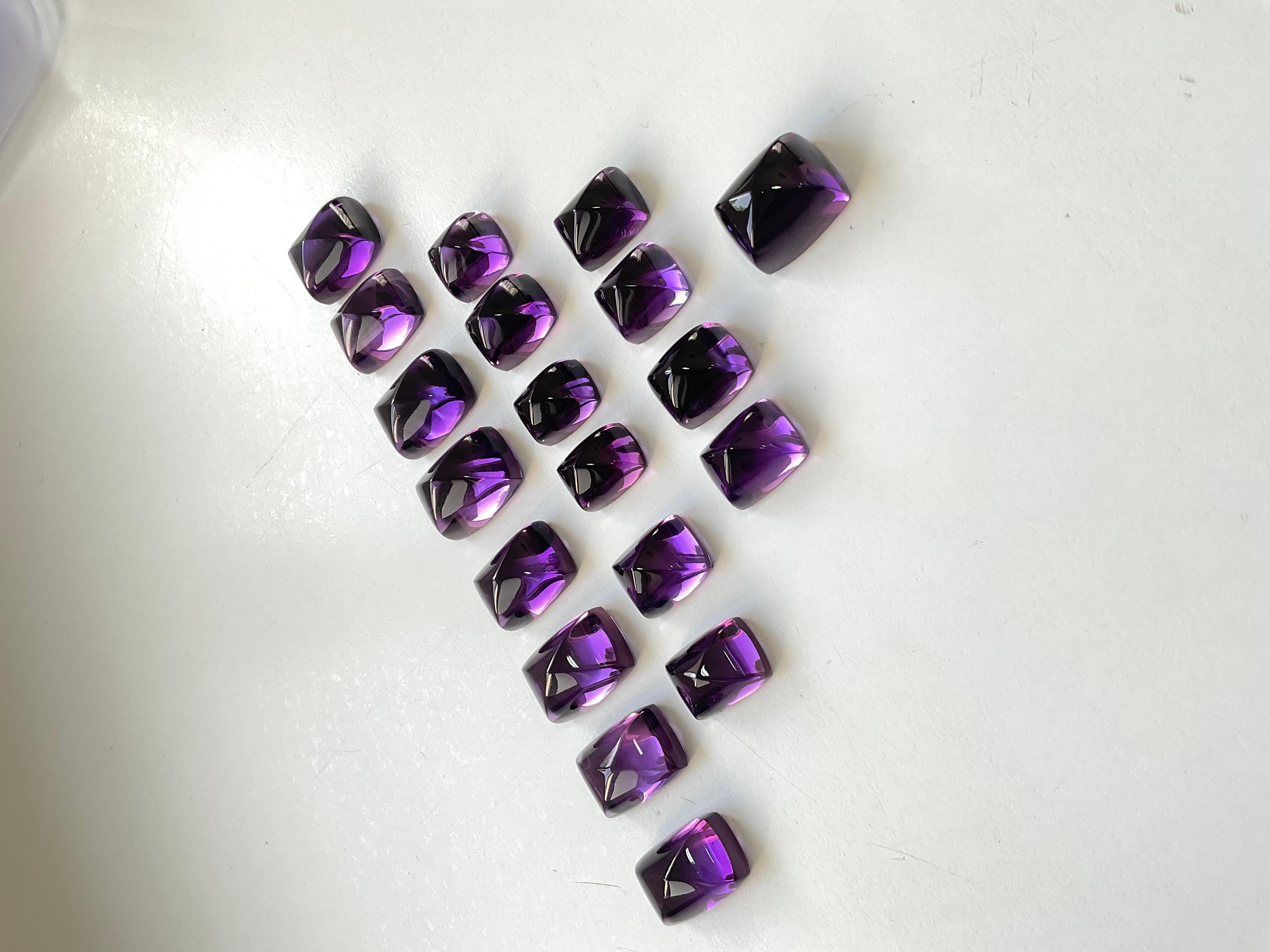 black purple gemstone