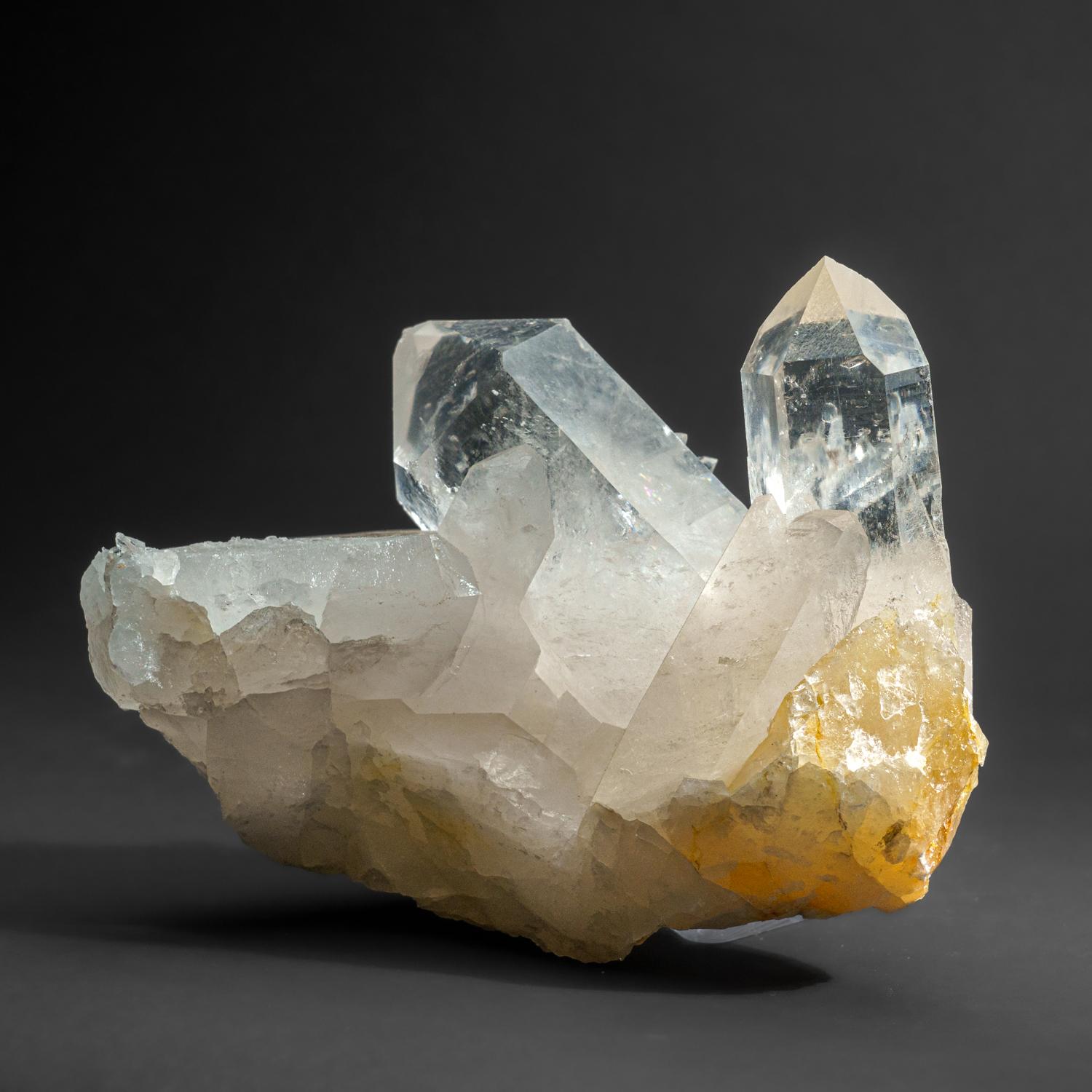 Contemporary Gem Quartz Crystal Cluster from Brazil (6.9 lbs)