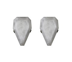 GEM13 Rock Crystal Sconces by Phoenix