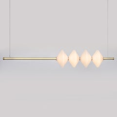 GEM4 Linear Pendant - 60 inch - Satin Brass