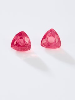 GEMCOOK GEMSTONE paire de spinelles d'acajou de 0,90 carat