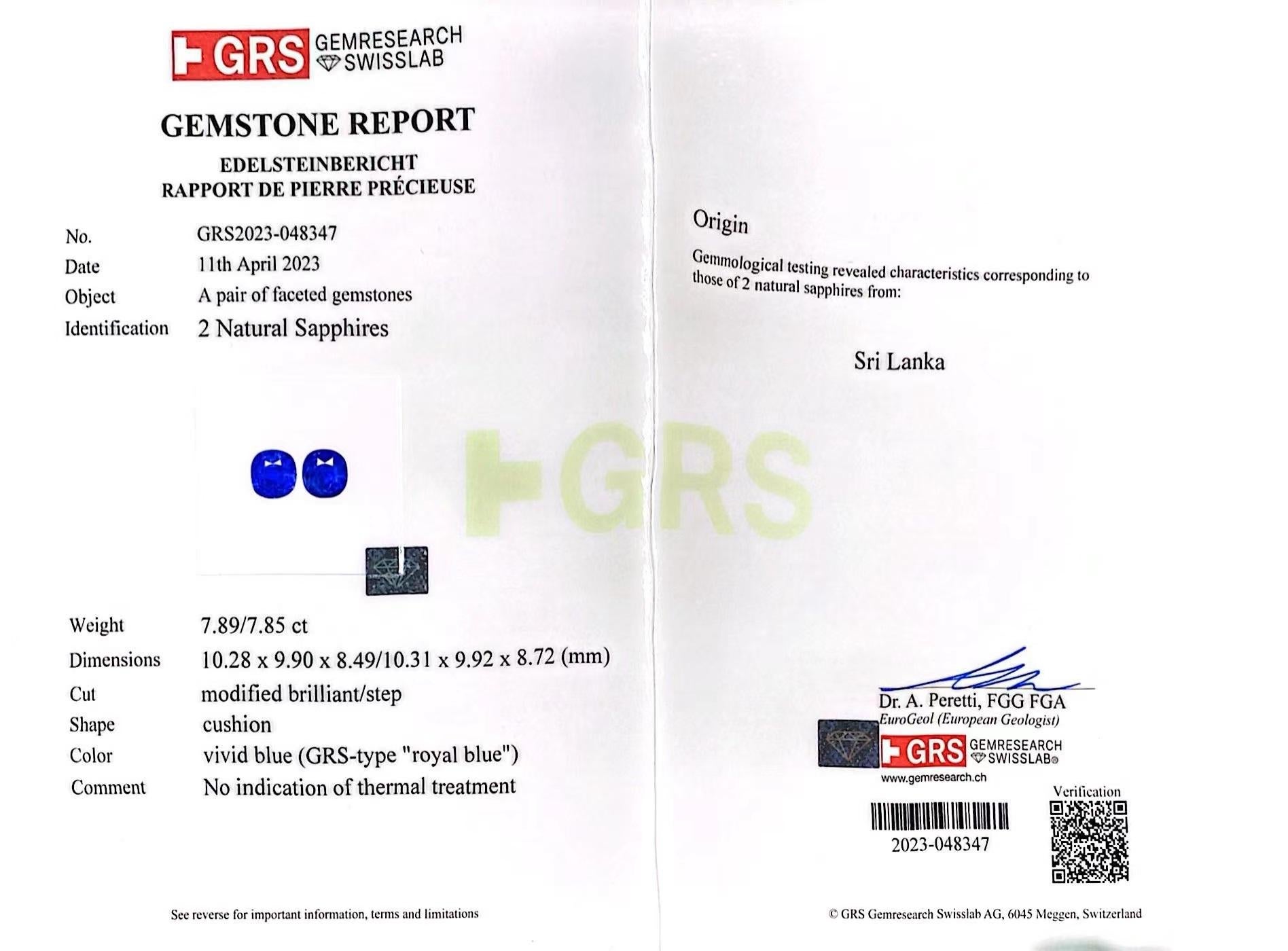 GEMCOOK JEWELLERY 15.74ct Royal Blue Sapphire Ring In New Condition For Sale In Bangkok, TH