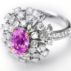 GEMCOOK JEWELLERY 2.02ct Unheated Padparadscha Ring