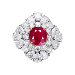 GEMCOOK JEWELLERY 2.13ct Unheated Pigeon Blood Ruby