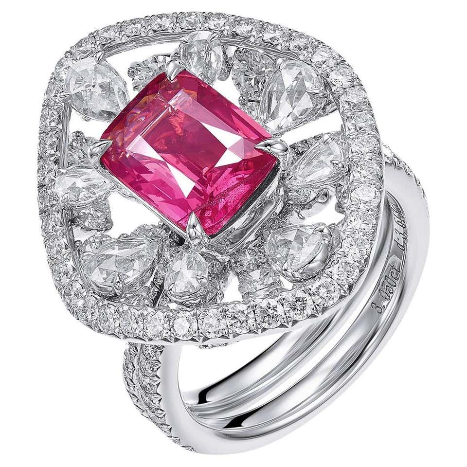 Pink Spinal Rings Antique Spinel Rings - 689 For Sale at 1stDibs | pink spinel ring, red ...