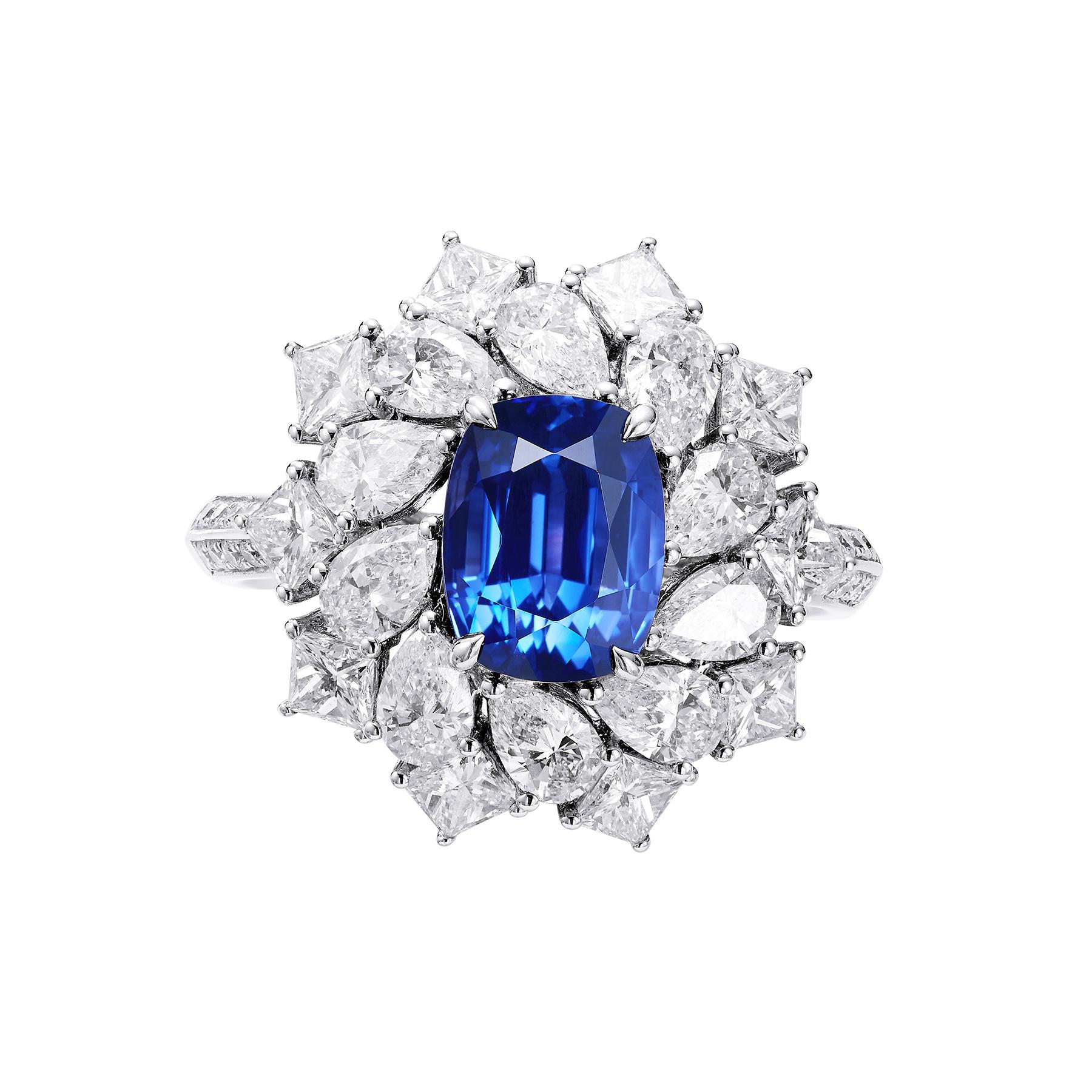 GEMCOOK JEWELLERY 3.05ct Unheated Royal Blue Sapphire Ring Super clean glass Saturated color, shining like the starry sky Full of fire~ GRS certificate Expertly handcrafted with a rare 3.05ct unheated royal blue sapphire, this GEMCOOK JEWELLERY ring