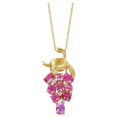 GEMCOOK JEWELLERY 4,29 Karat Mahenge Spinell Trauben-Halskette