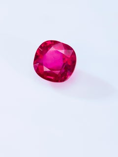 GEMCOOK JEWELLERY AIGS Certified 1.03ct Unheated Pigeon Blood Burma Mogok