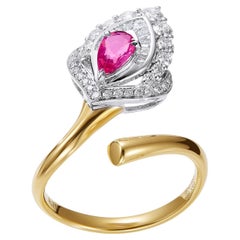 GEMCOOK JEWELLERY Iris 0.46ct Mahenge Open Ring