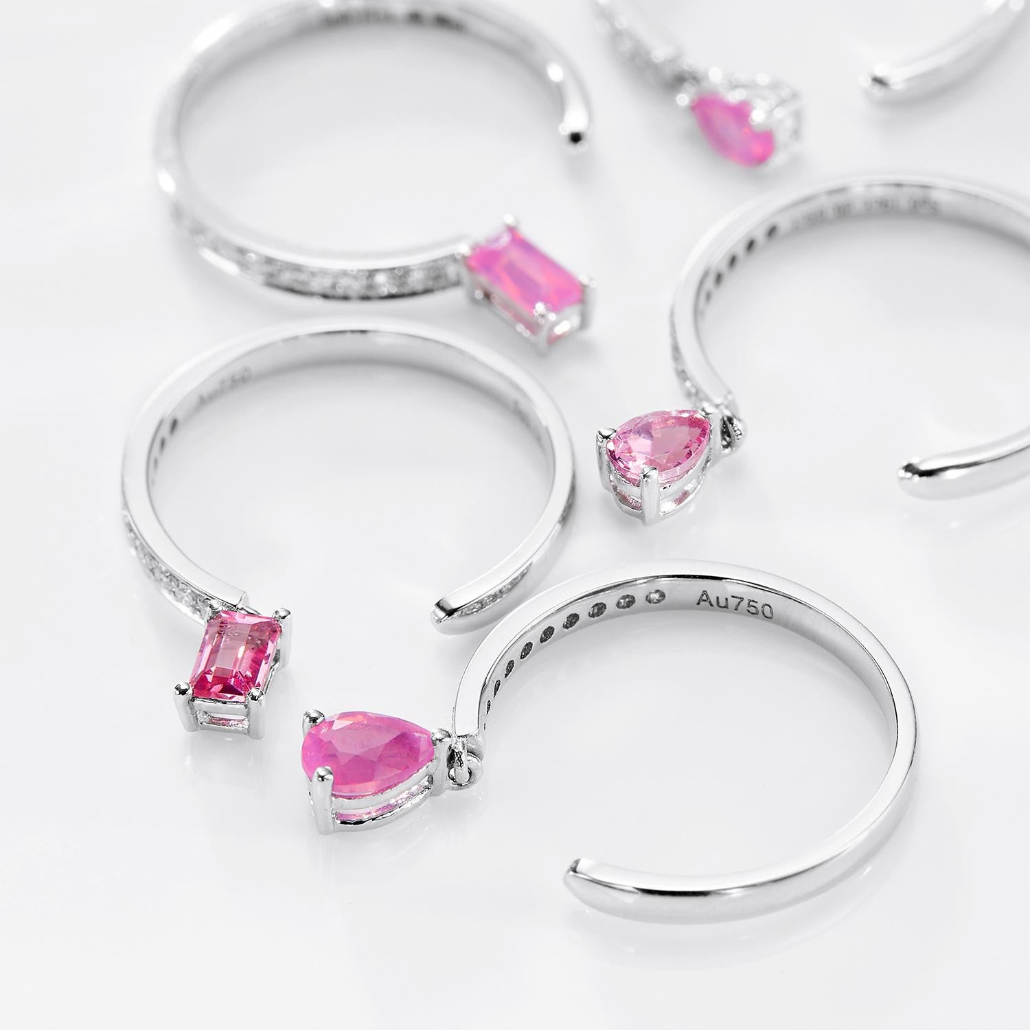 GEMCOOK JEWELLERY Mermaid  Mahenge Pinky Ring In New Condition For Sale In Bangkok, TH