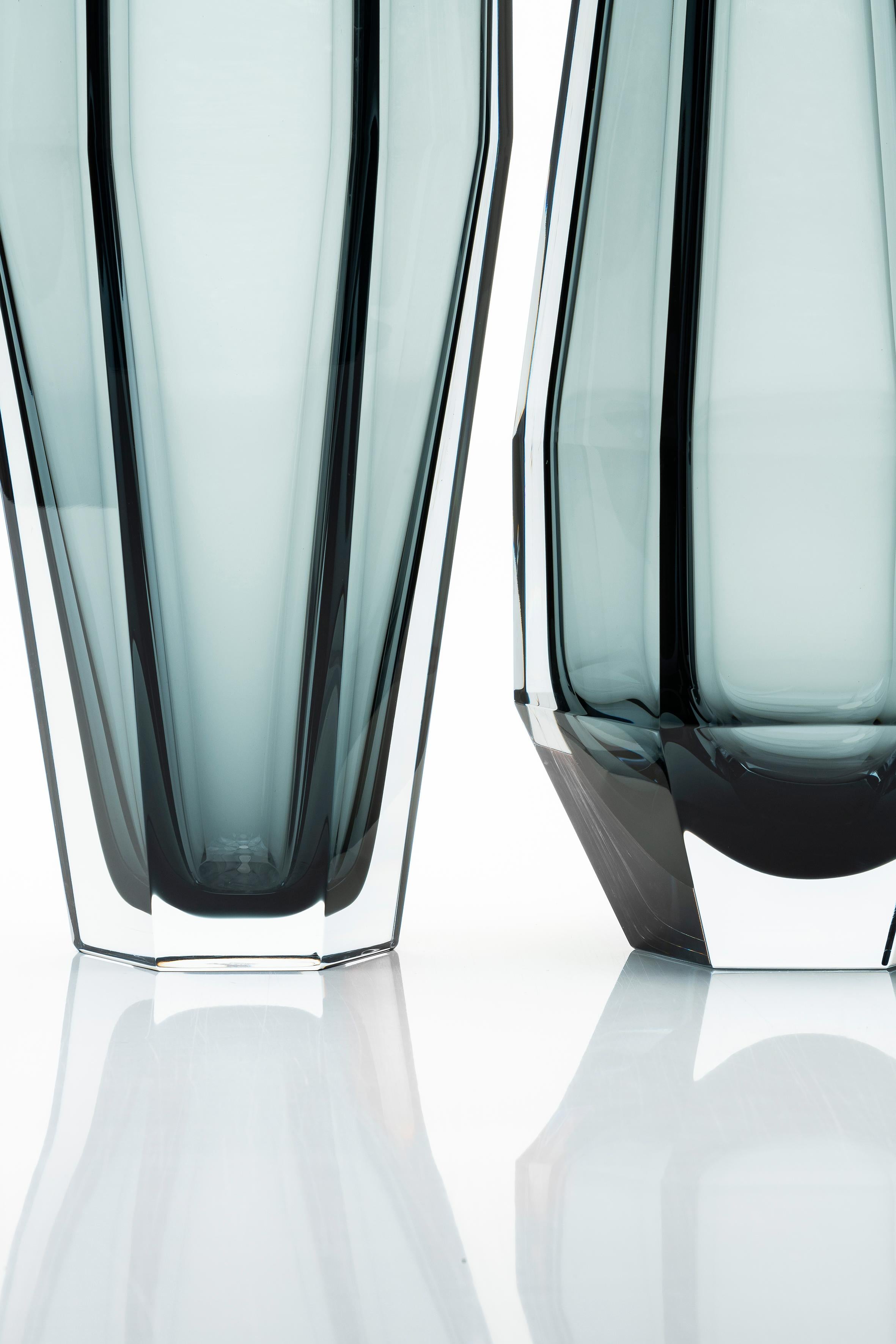 Contemporary Gemella Vase by Purho For Sale