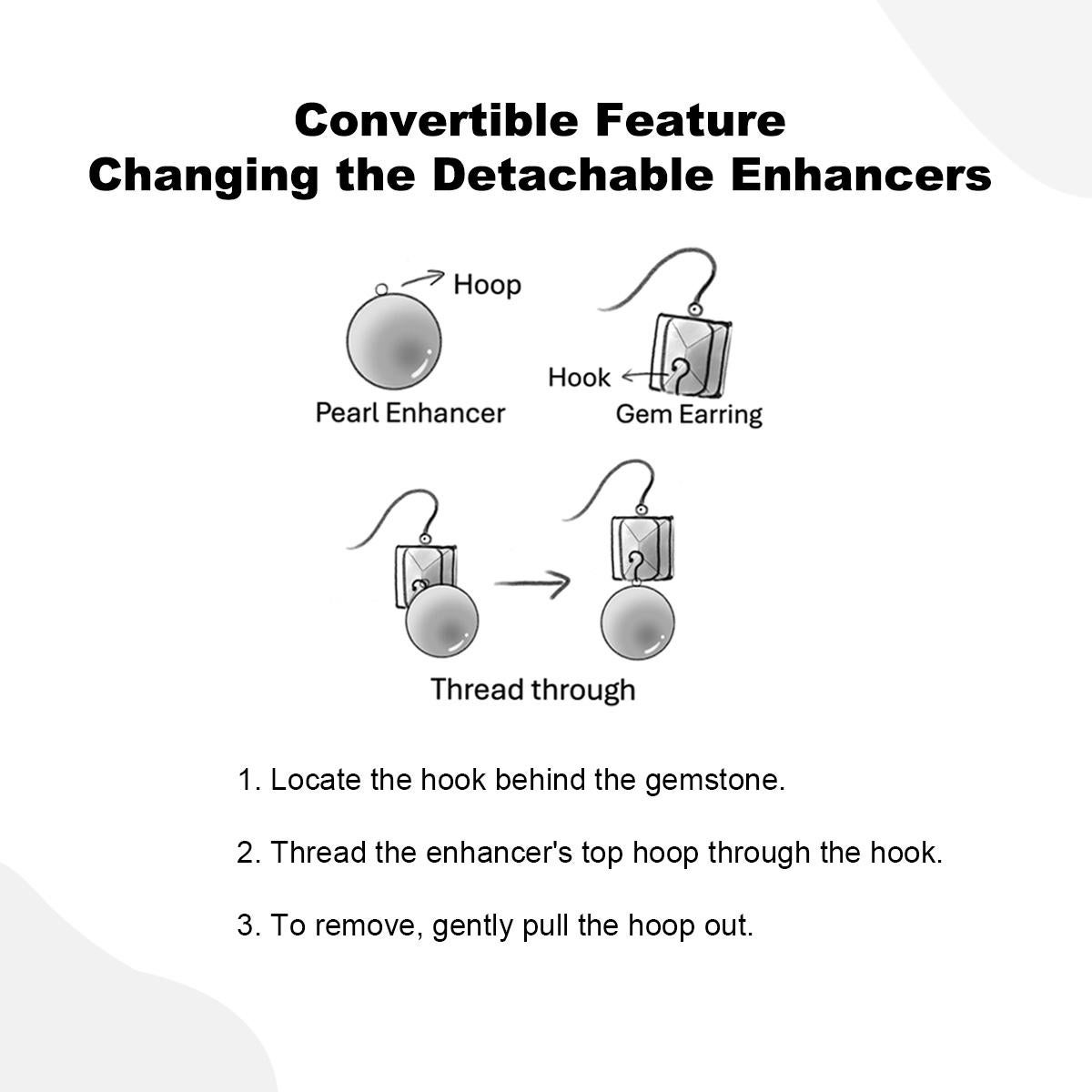 GemFusion 22.05 Topaz Amethyst Peridot Citrine Diamond Convertible Drop Earrings For Sale 2