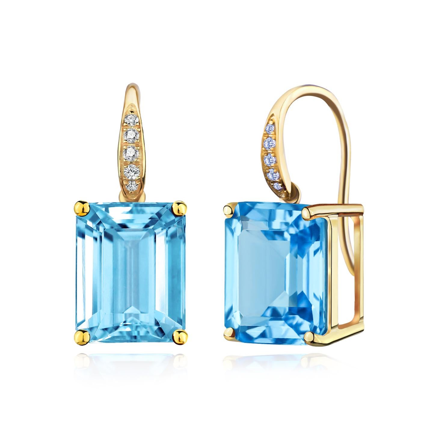 GemFusion Topaz Peridot Citrine Diamond Baroque Pearl Convertible Drop Earrings in vendita 7
