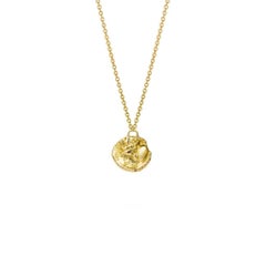 Gemini 18 Karat Gold Pendant Necklace