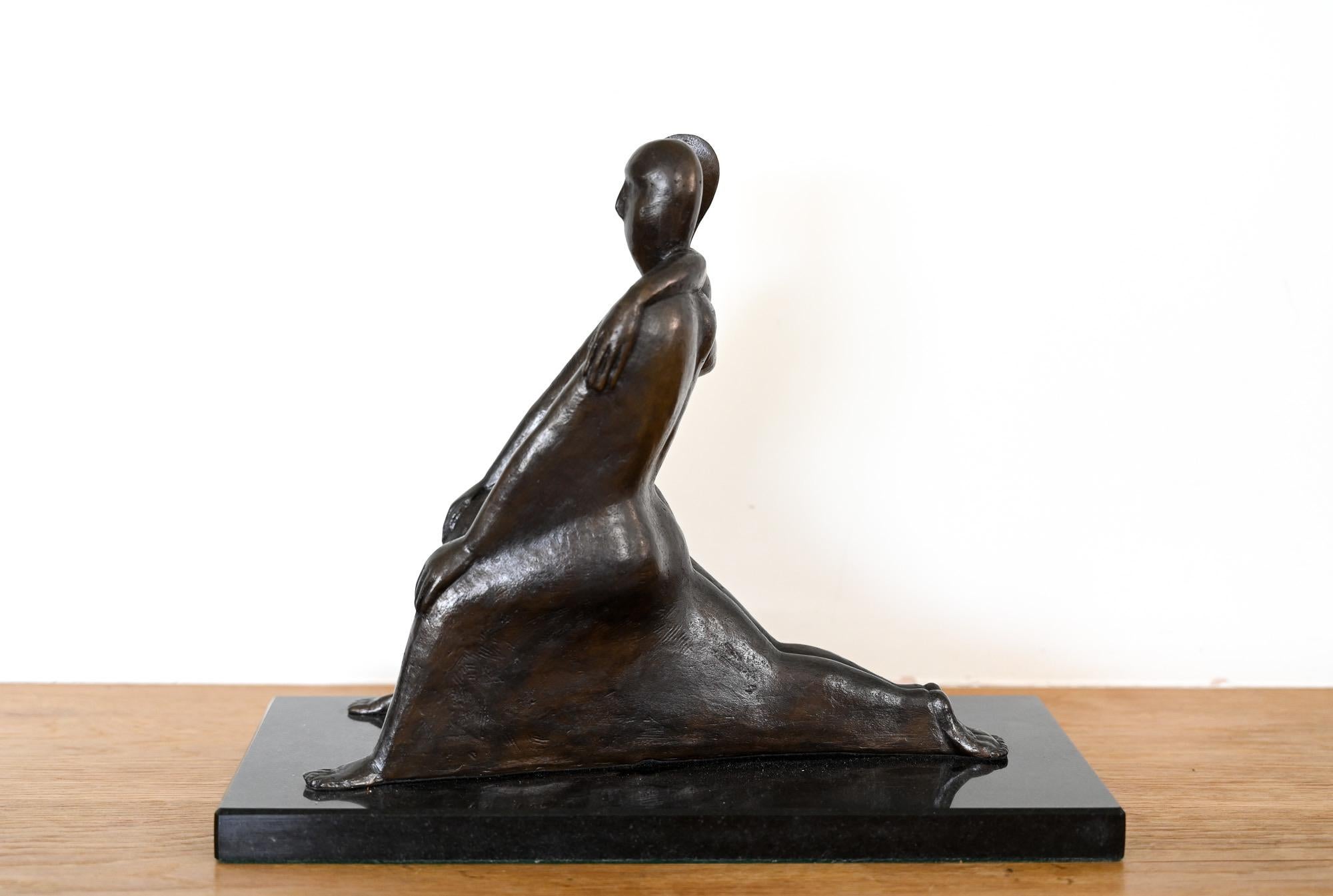 Gemini – bronze by William Harling For Sale 7