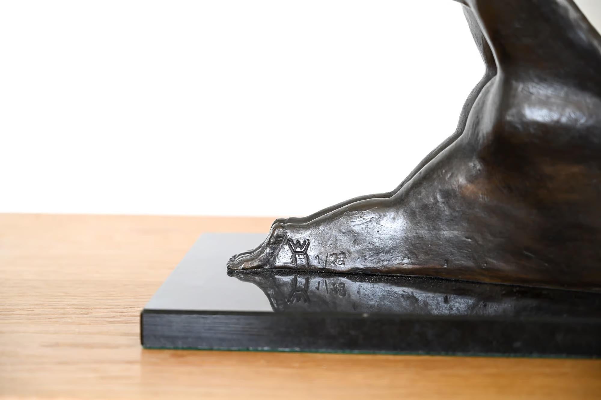 Gemini – bronze by William Harling In Good Condition For Sale In Henley-on Thames, Oxfordshire