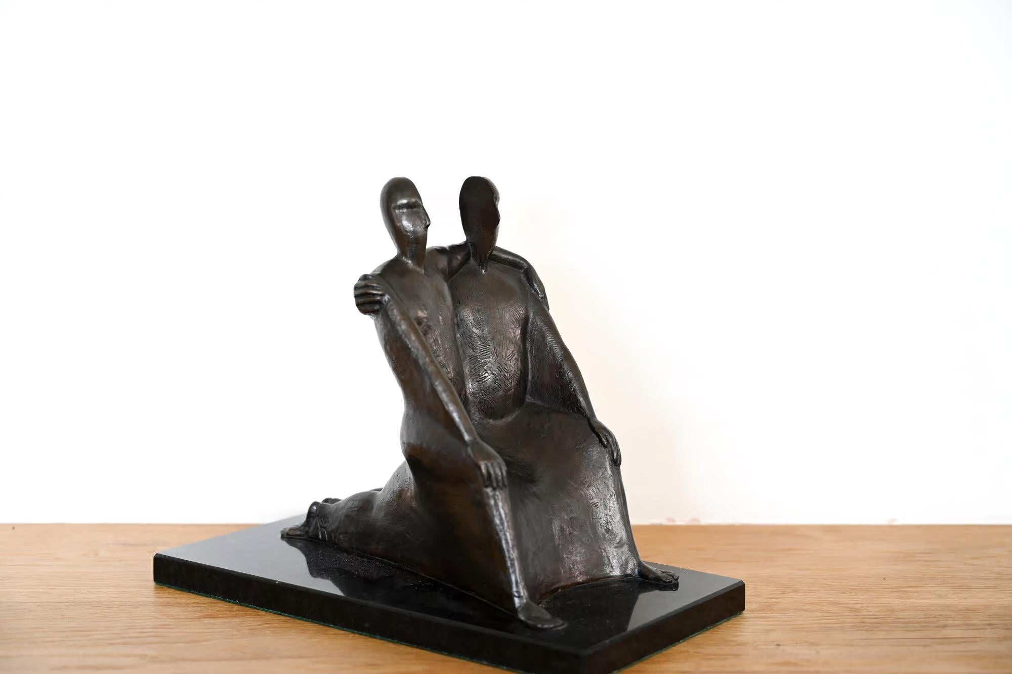 Bronze Gemini – bronze by William Harling For Sale