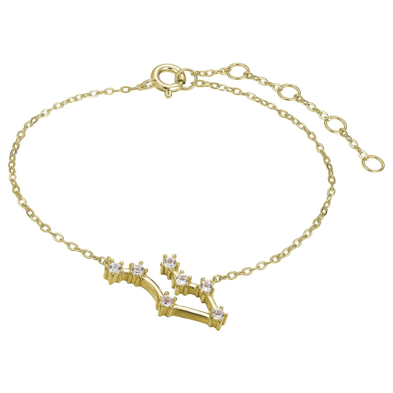 Gemini Constellation Anklet For Sale