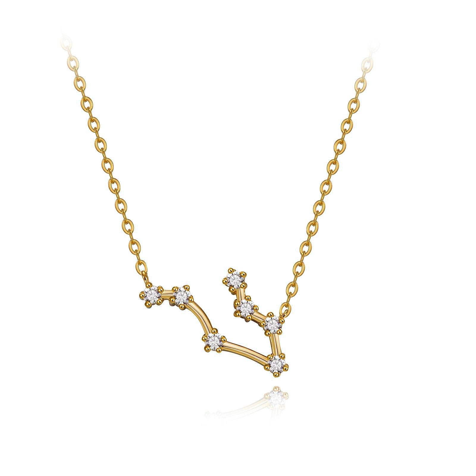 Gemini Constellation Necklace For Sale 