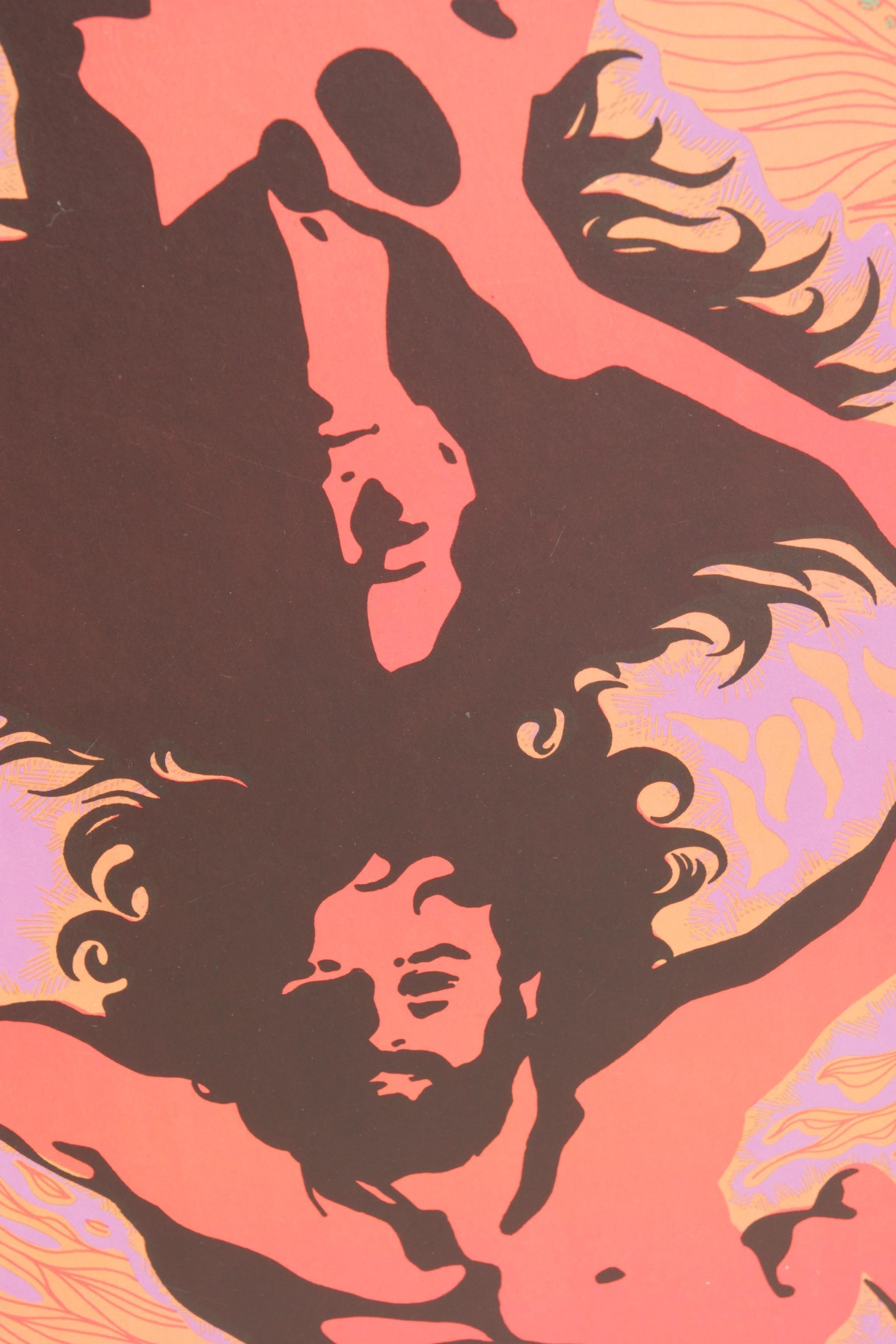 Zodíaco Géminis Arte Psicodélico 1967 Funky Características Póster
 H - 28.75