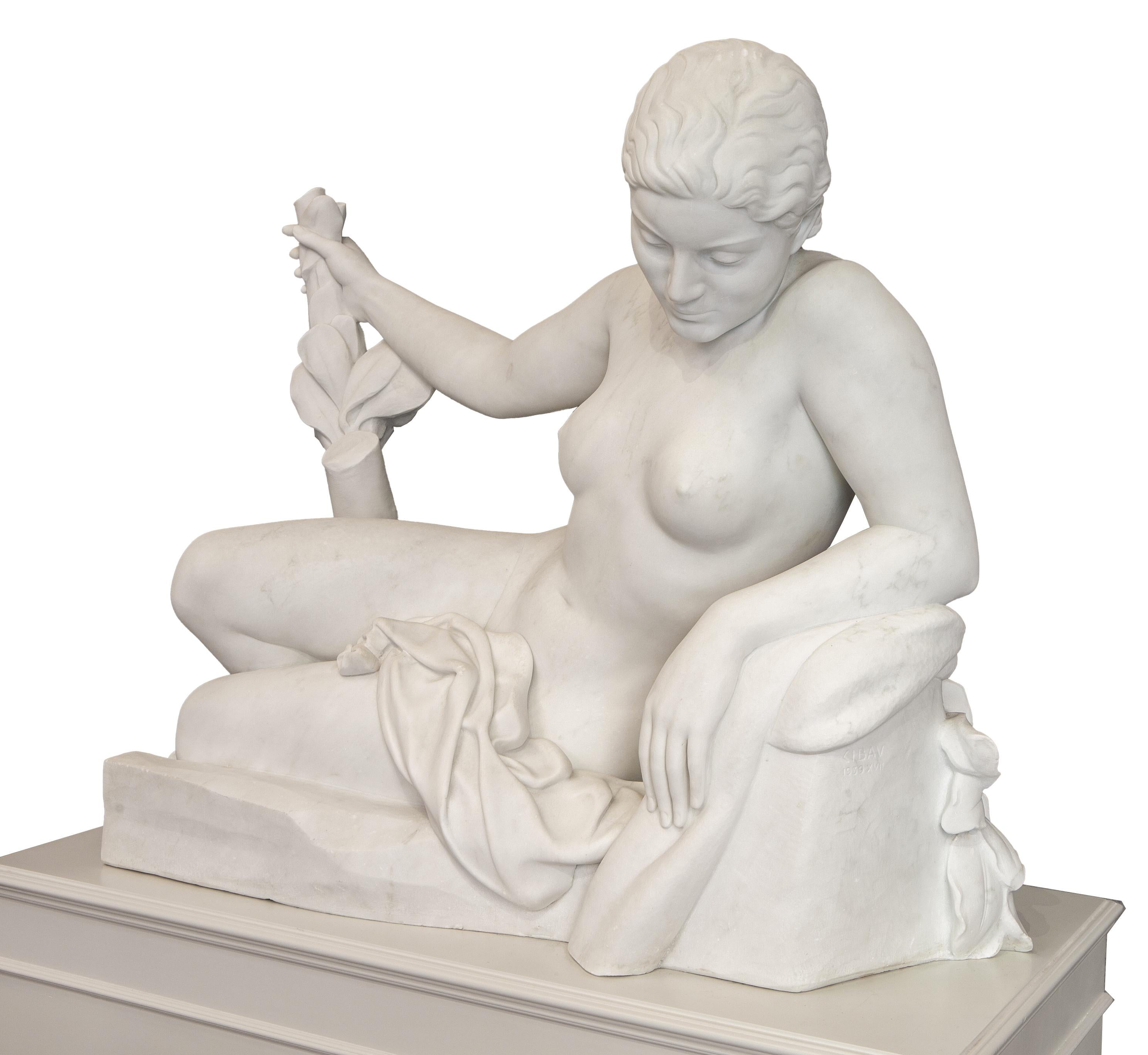 Bagnante - 1939 - Sculpture di Geminiano Cibau (1893-1969)