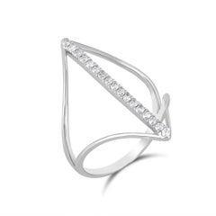 Gemistry Natural .25 Cttw Diamond 14K Gold Ring Size 6