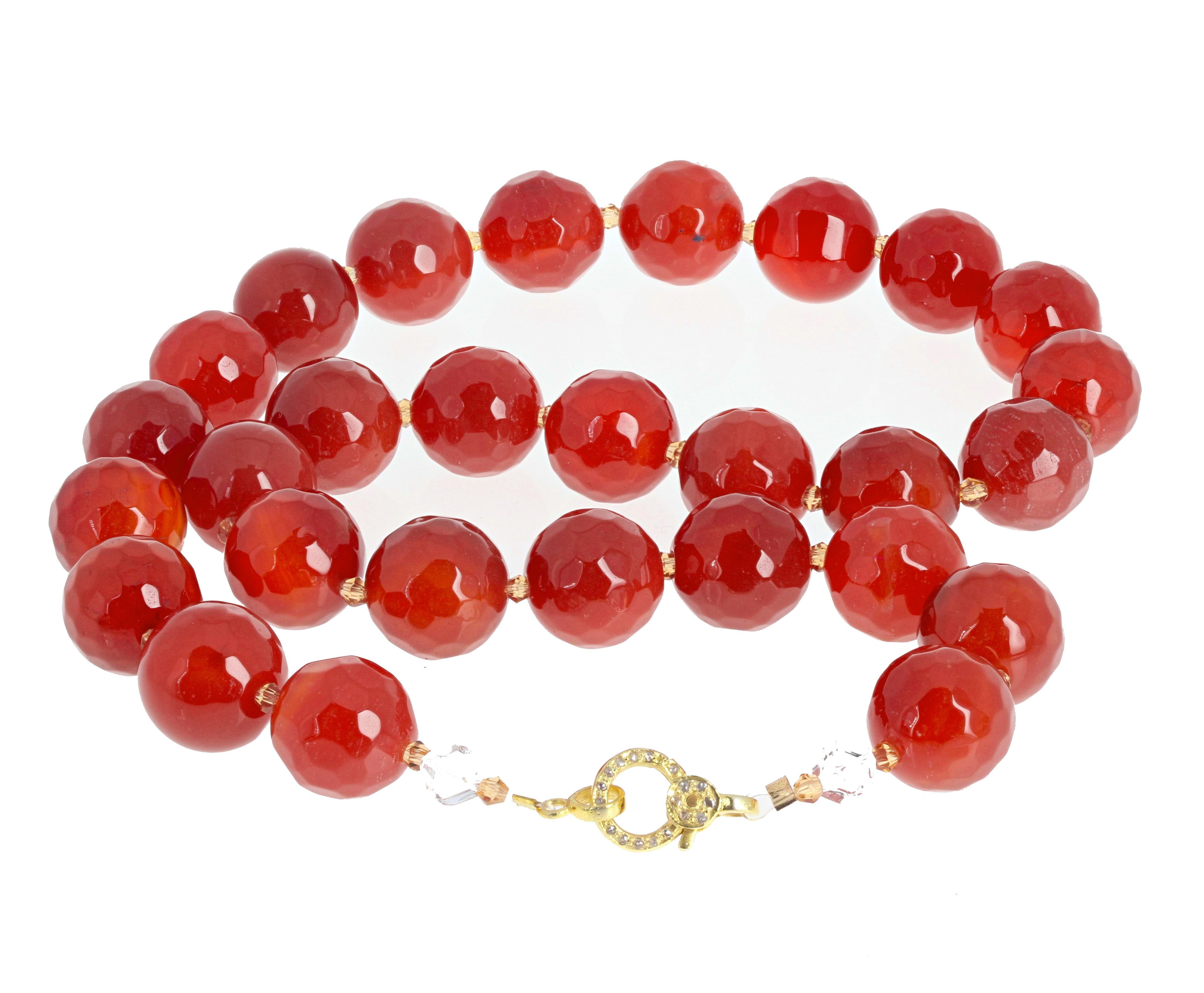 citrine and carnelian necklace