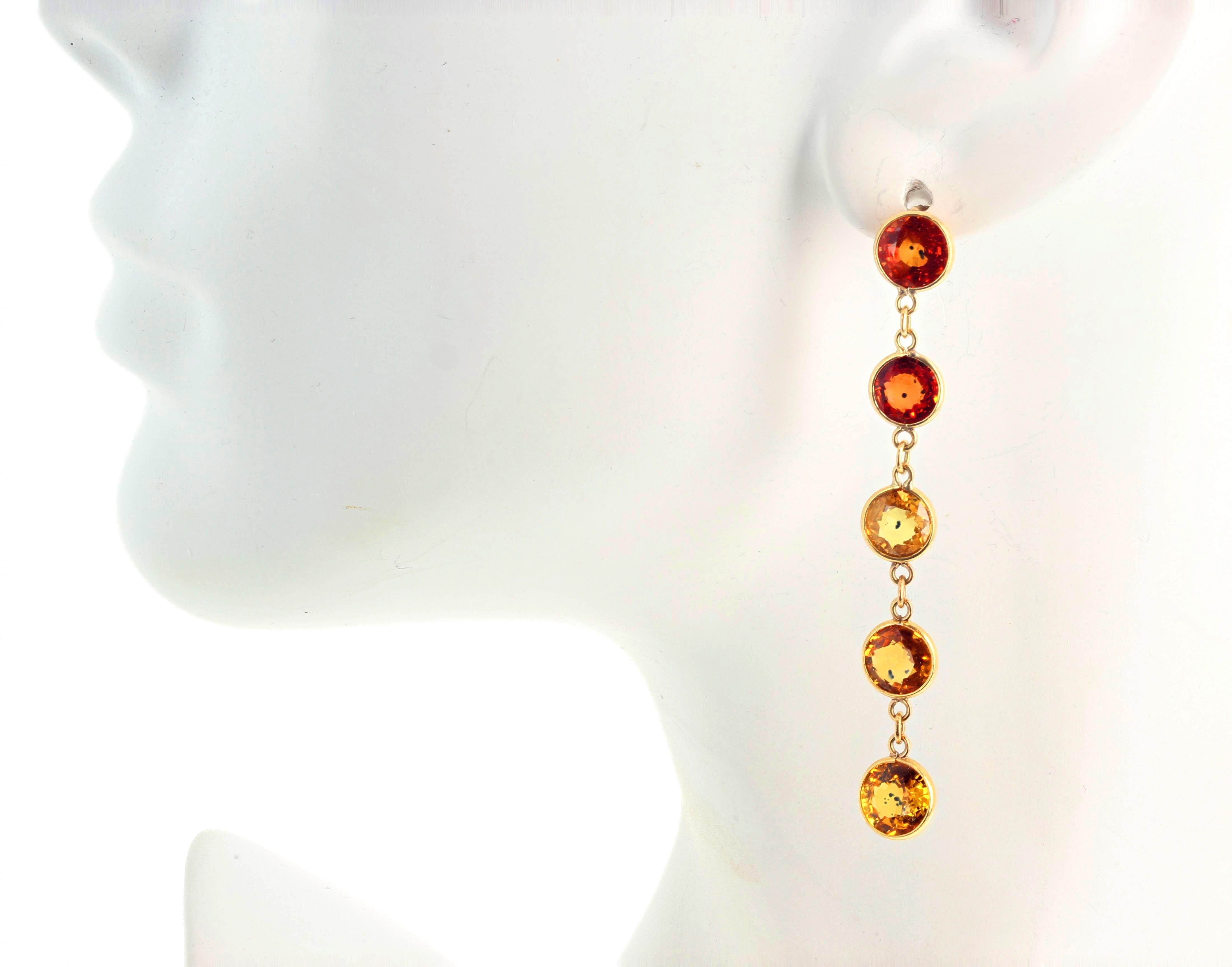 Women's AJD Delicate Glittering Rare 16 Cts Songea Sapphires 18Kt Gold Stud Earrings For Sale