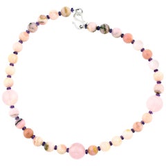 Gemjunky Elegant Peruvian Opals
Bright Amethyst
Pink Rose of France Necklace Gemjunky Elegant Peruvian Opals
Bright Amethyst
Pink Rose of France Necklace