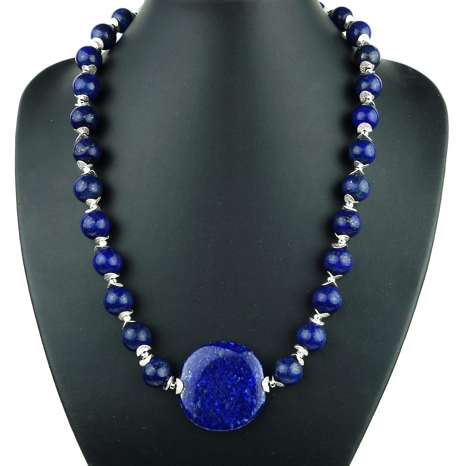 Bead AJD Lovely Lapis Lazuli Necklace
