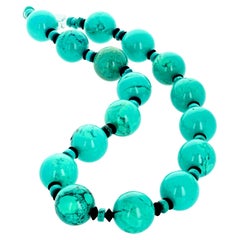 Gemjunky Super Chic Long Turquoise Necklace