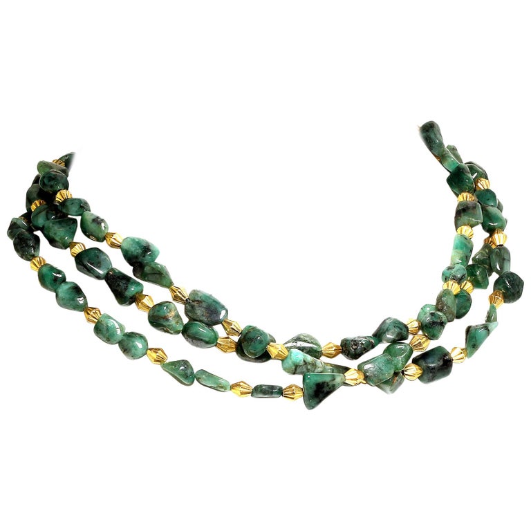 OUTSTANDING BEST 900.00 CTS NATURAL GREEN EMERALD CARVED BEADS NECKLACE STRAND