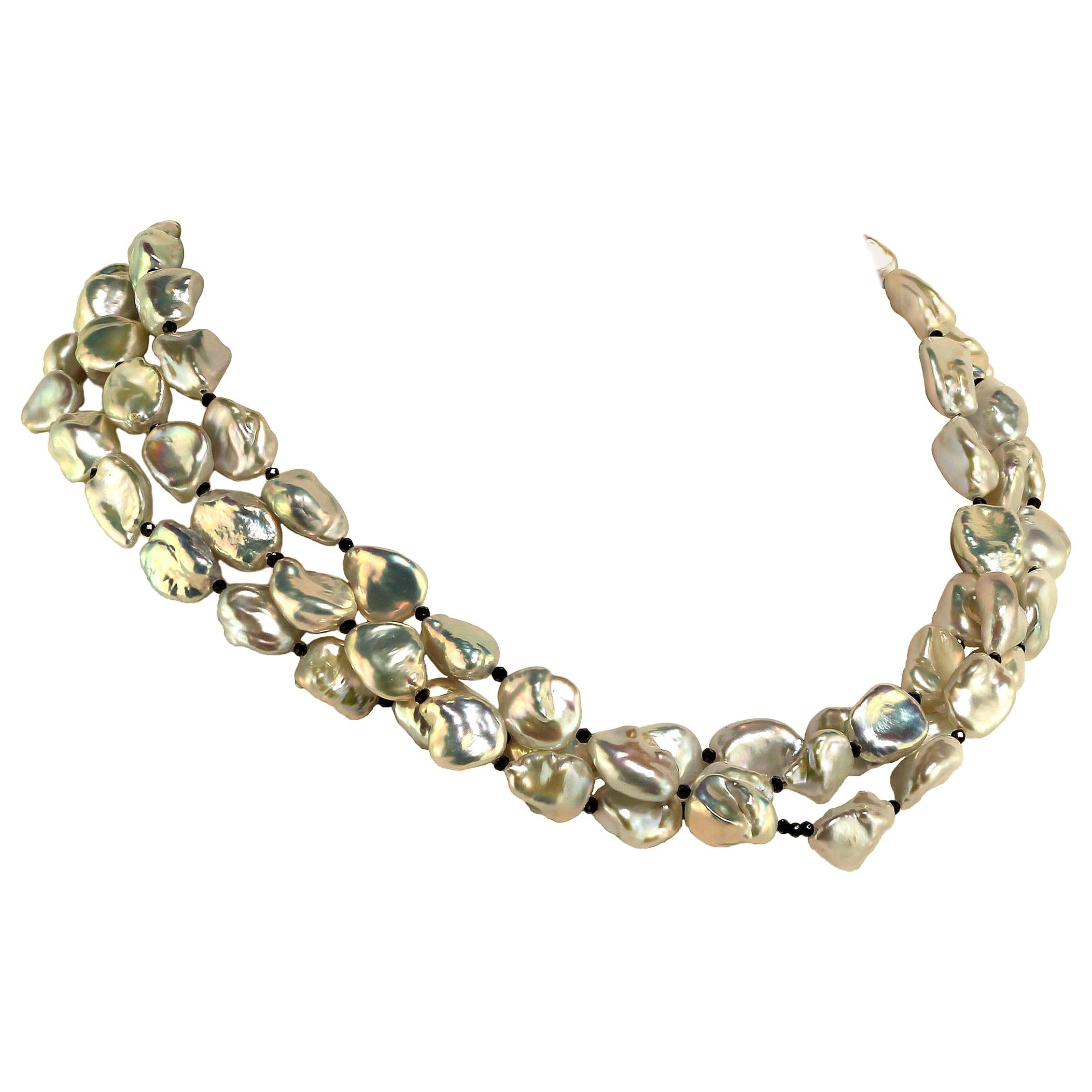 nautilus pendant on a triple strand necklace at 1stDibs