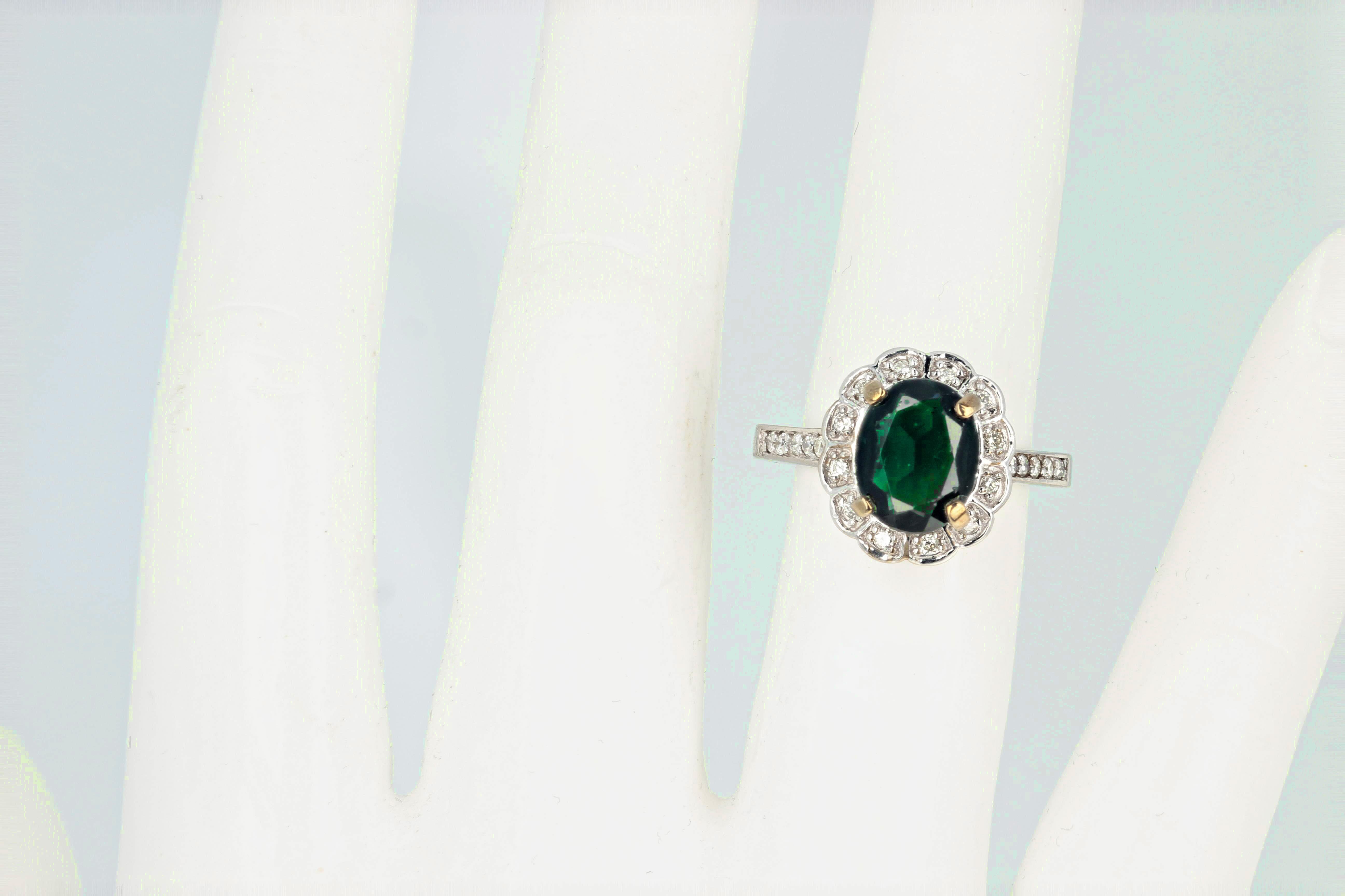 green apatite ring