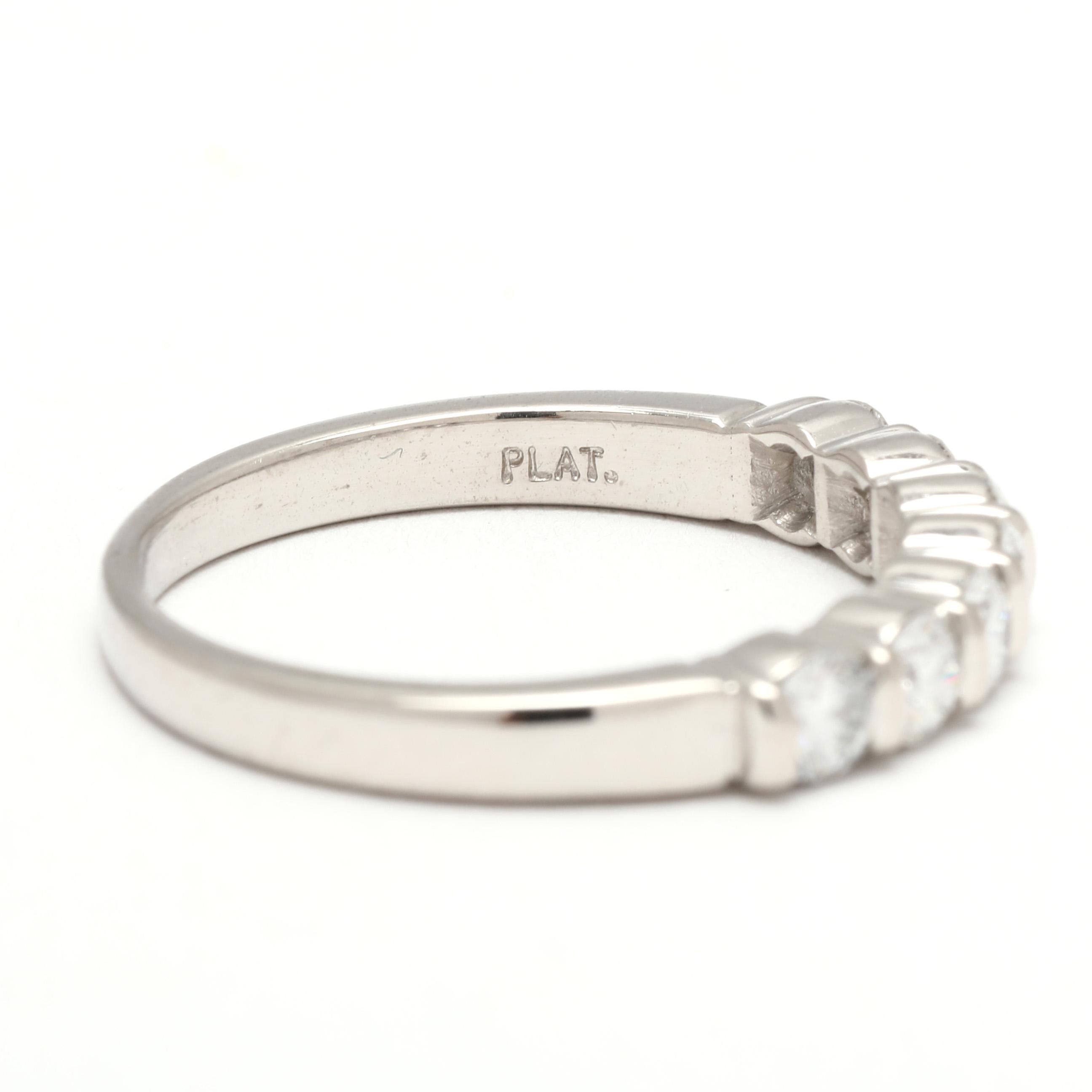 Gemlock .70ctw Diamant-Ring, Platin, Ring Größe 6,25 im Angebot 1
