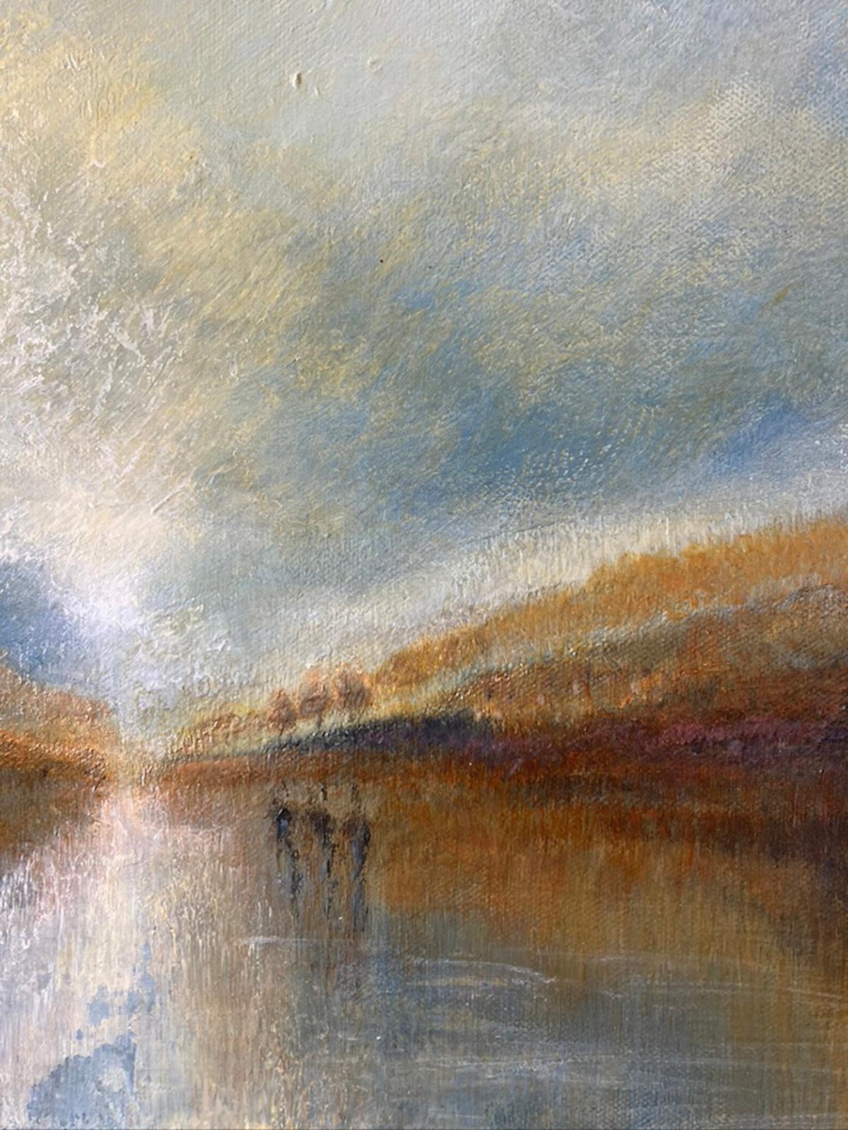 Alba di Siena I Tre Alberi di Gemma Bedford, Paesaggio, Arte originale in vendita 7