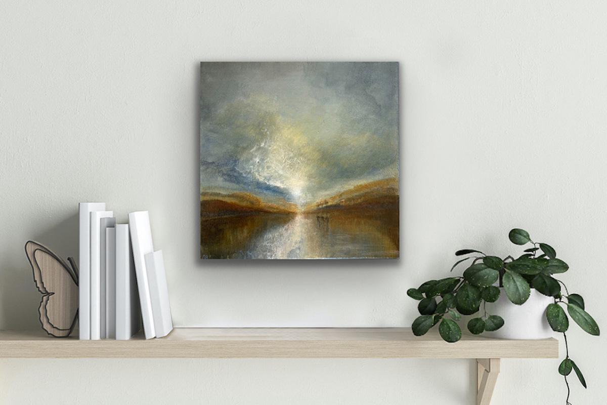 Alba di Siena I Tre Alberi di Gemma Bedford, Paesaggio, Arte originale in vendita 6