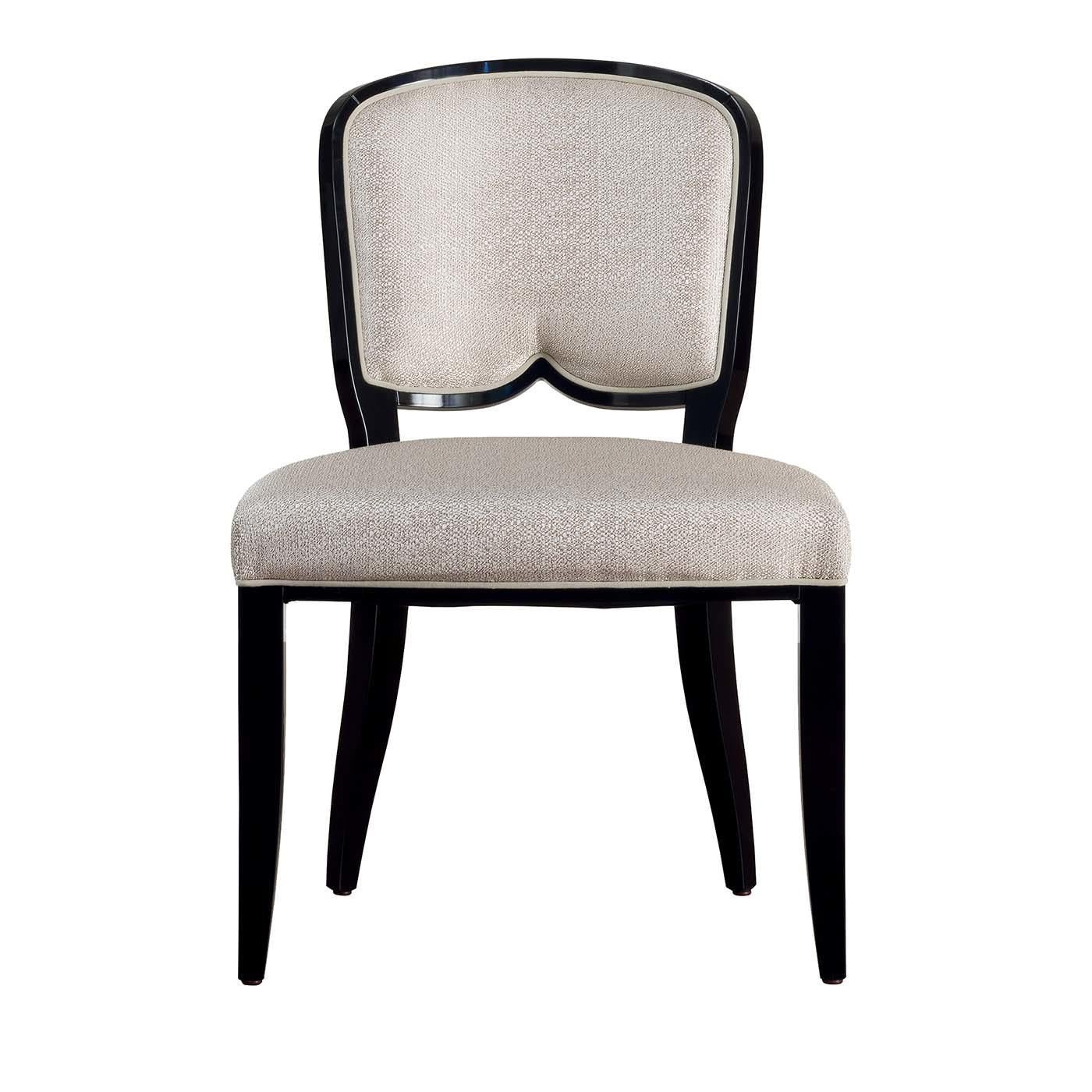 Gemma Black and White Chair
