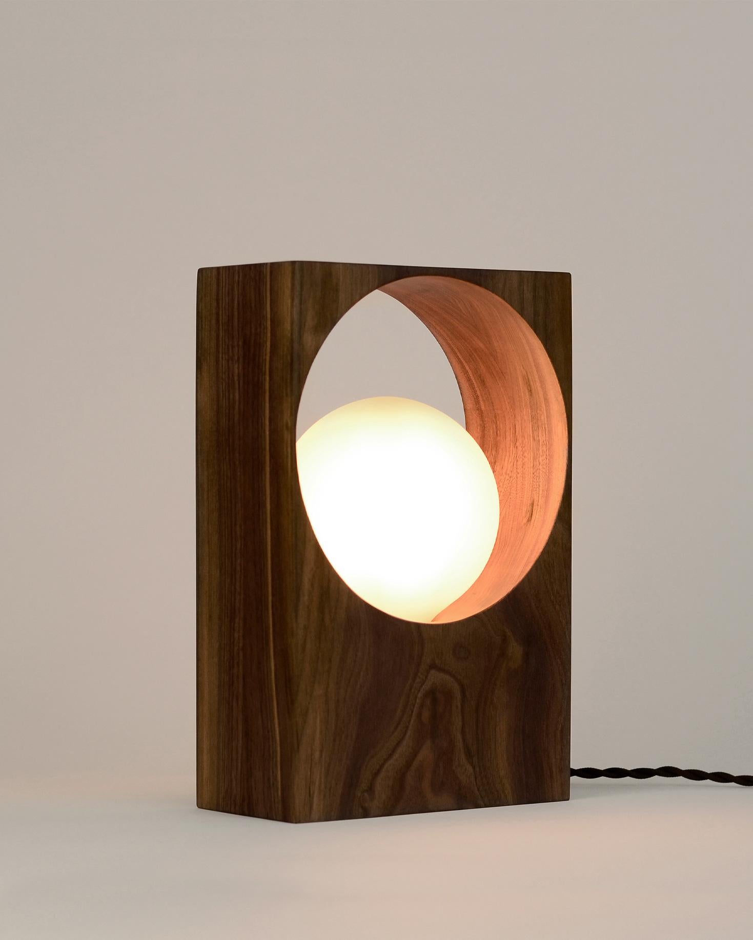 American Gemma Modern Table Lamp by La Loupe For Sale