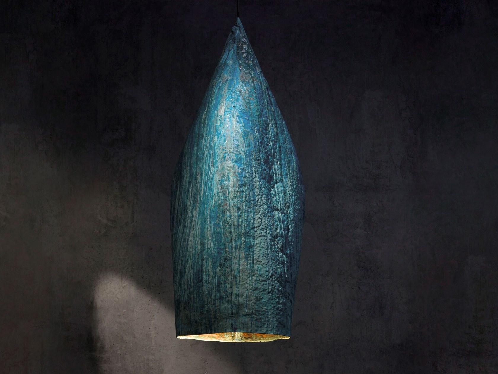 Gemma pendant lamp by Makhno.
Dimensions: D 74 x W 74 x H 161 cm.
Materials: copper.

Makhno studio is a workshop of modern Ukrainian design and architecture. We work in Ukrainian contemporary style. According to international experts, this